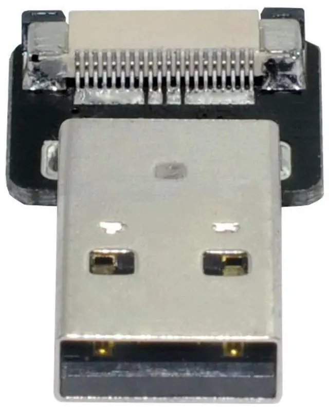 Alt view image 7 of 7 - USB 2.0 Male Flat Connector Support 480Mbps Data Transfer 5V Charging for Ribbon Cable,Raspberry Pi, GoPro,Drone, Camera, Gimbal