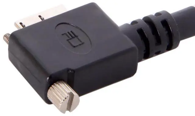 Alt view image 3 of 7 - Micro USB 3.0 Cable USB 3.0 Type A Male to Micro B Male 90 Degree Right Angled Cable with Mount Panel Screws 5.0M