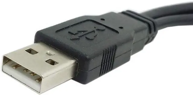 Alt view image 3 of 7 - USB 2.0 Y Splitter Cable USB 2.0 Male to Female Data Charger Extension Cable with Auxiliary Power Supply Port