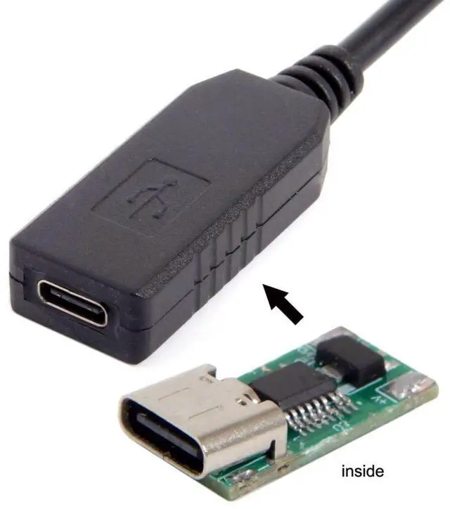 Alt view image 6 of 6 - USB C to DC 20V Adapter USB C to 4.0 * 1.7mm Power Plug PD 65W Emulator Trigger Charge Cable