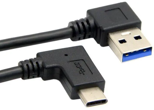 Main image of Reversible USB 3.1 Type C USB-C Angled to 90 Degree Right Angled USB 3.0 Cable for Tablet Mobile Phone 30cm Type-03