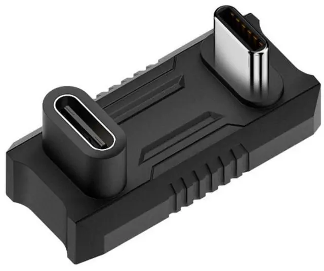 Main image of USB C Extender Adapter,USB C Male to Female 180 Degree Angled Adapter for ROG Ally,Steam Deck,Switch,Support 20Gbps Data Transfer PD 140W Fast Charging and 8K@60Hz Video