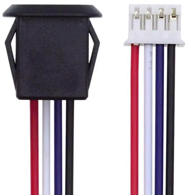 Alt view image 7 of 7 - 5 Pack 2.0mm Pitch 4Pin to USB C Female DC 5V 3A Flush Mount Charging Socket Port Conversion Cable Adapter