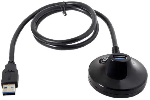 Alt view image 2 of 7 - USB 3.0 Desktop Extension Cable USB 3.0 Type A Male to Female Desktop Extension Data Cable 0.8m