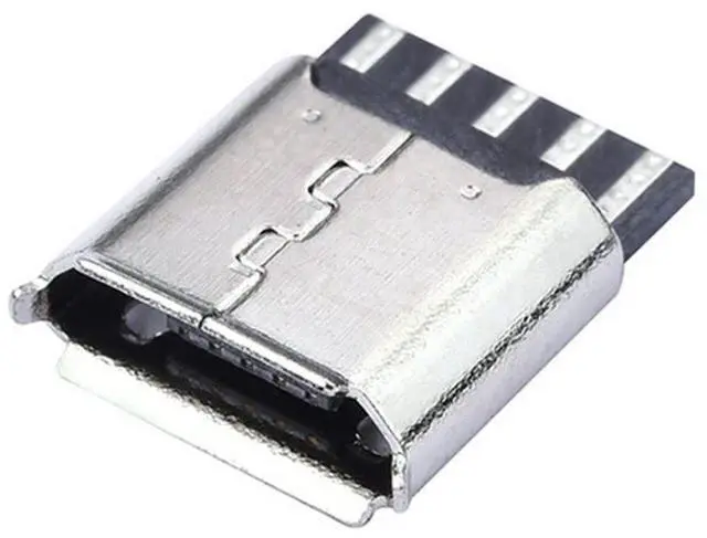 Alt view image 5 of 7 - 50 Pack Micro USB DIY Connector Micro USB Type B 5Pin Female Socket Port Repair Replacement Solder Adapter with PCB Board