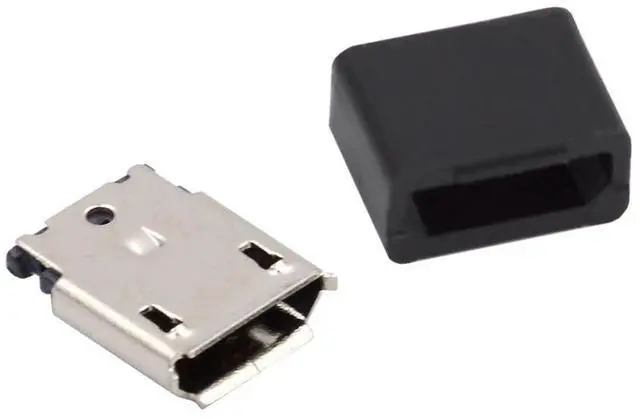 Alt view image 6 of 7 - 50 Pack Micro USB DIY Connector Micro USB Type B 5Pin Female Socket Port Repair Replacement Solder Adapter with PCB Board