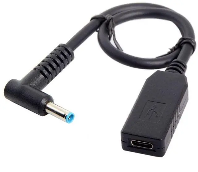 Alt view image 6 of 7 - USB C to DC 20V 4.5x3.0mm Power Plug PD 65W Emulator Trigger Charge Cable for Laptop