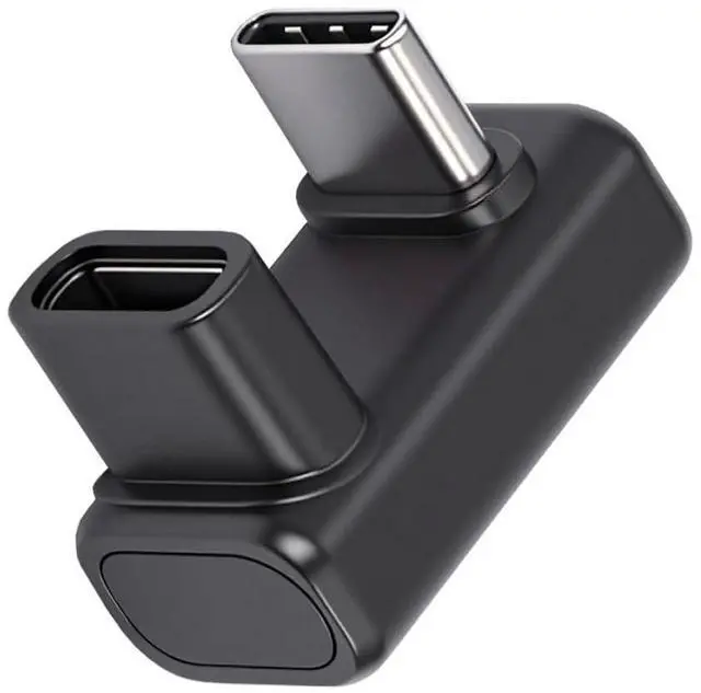 Main image of USB C Extender Adapter,USB 5.0 Type C Male to Female 180 Degree Angled Adapter Support 80Gbps Data Transfer PD 240W Fast Charging 16K/8K/5K Video Output