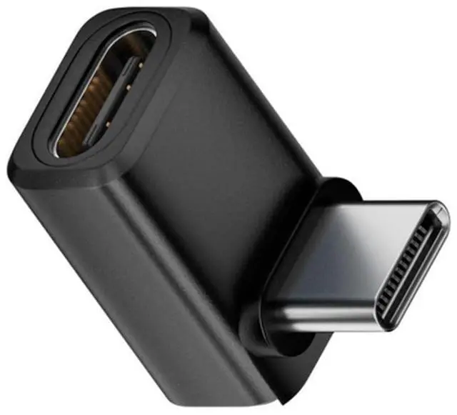Main image of USB C Extender Adapter,USB 5.0 Type C Male to Female 90 Degree UP Angled Adapter Support 80Gbps Data Transfer PD 240W Fast Charging 16K/8K/5K Video Output