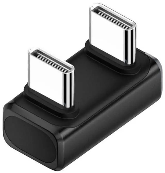 Main image of USB C Extender Adapter,USB 5.0 Type C Male to Male 180 Degree Angled Adapter Support 80Gbps Data Transfer PD 240W Fast Charging 16K/8K/5K Video Output