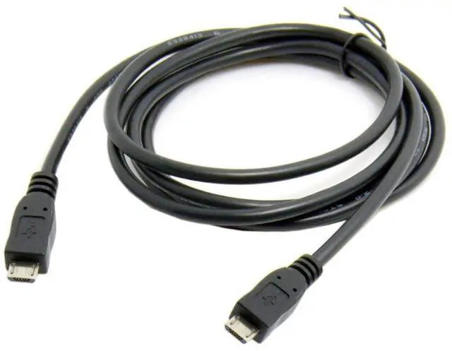 Alt view image 4 of 6 - Micro USB to Micro USB 5Pin Data Charge Extension Cable for Mobile Phone Tablet 1.0M