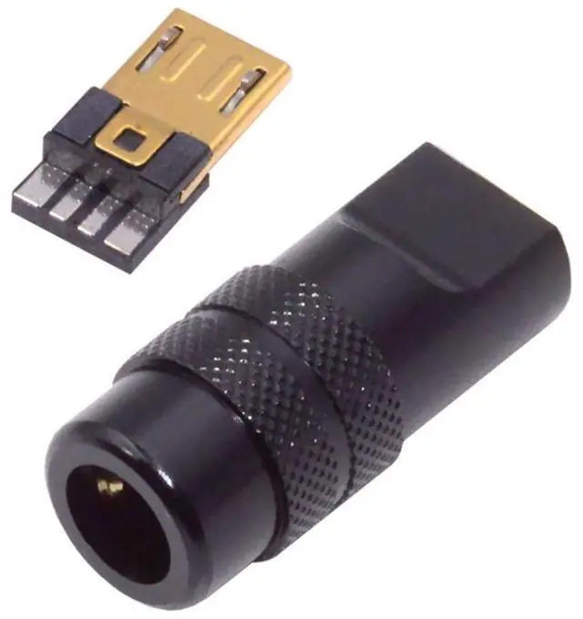 Main image of Micro USB DIY Connector Aluminum Alloy Micro USB 2.0 5Pin Male Plug Port Repair Replacement Solder Adapter for OD 4.0-6.0mm Cable