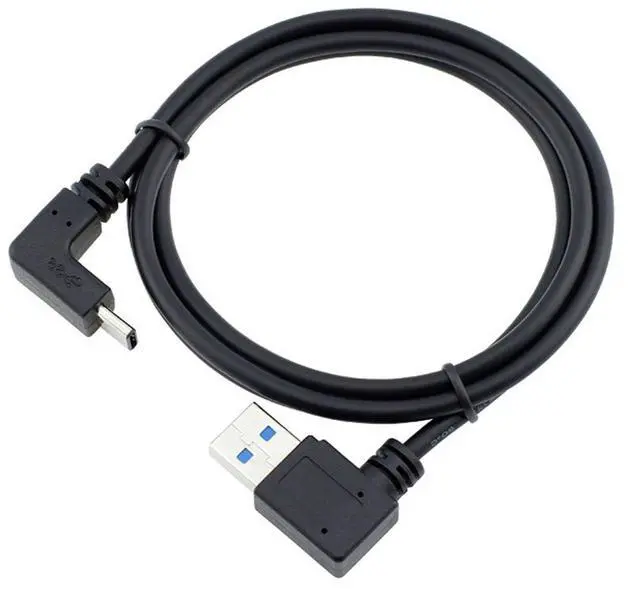 Main image of USB C to USB 3.0 90 Degree Left Angled Data Extension Cable for Tablet Mobile Phone Hard Disk Drive