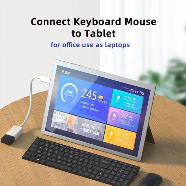 Alt view image 4 of 7 - USB C to USB 3.0 Socket OTG Adapter for Laptop Tablet Phone