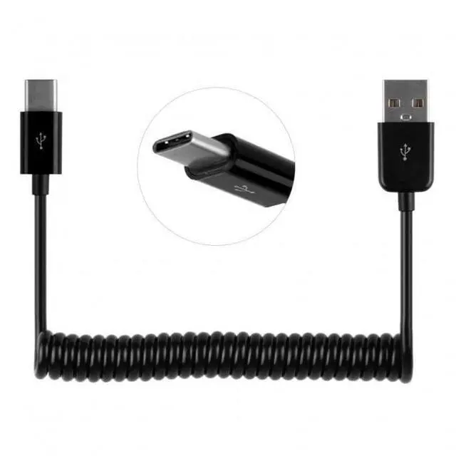 Alt view image 5 of 7 - Stretch USB-C 3.1 Type C Male to Standard USB 2.0 A Male Data Cable for Tablet Phone
