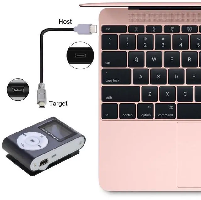 Alt view image 4 of 7 - 3.28FT USB C to Mini USB 2.0 Data/Charge Cable for Laptop Phone USB C Host to Mini USB Device Power Bank/Camera/Dongle/Hard Disk