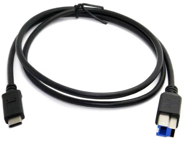 Alt view image 5 of 7 - USB C Type-C Host OTG to USB 3.0 Type B Extension Data Cable for SSD Disk 1.0M 5Gbps