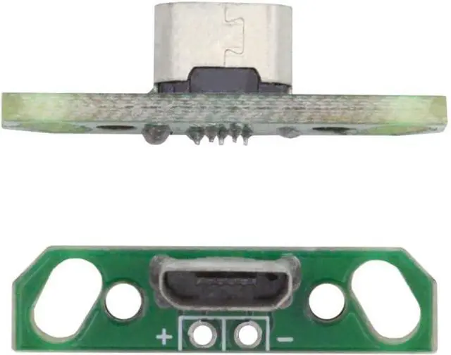 Alt view image 6 of 7 - 5 Pack USB 2.0 DIY Connector,Micro USB 2Pin Female Socket Port Repair Replacement Solder Adapter