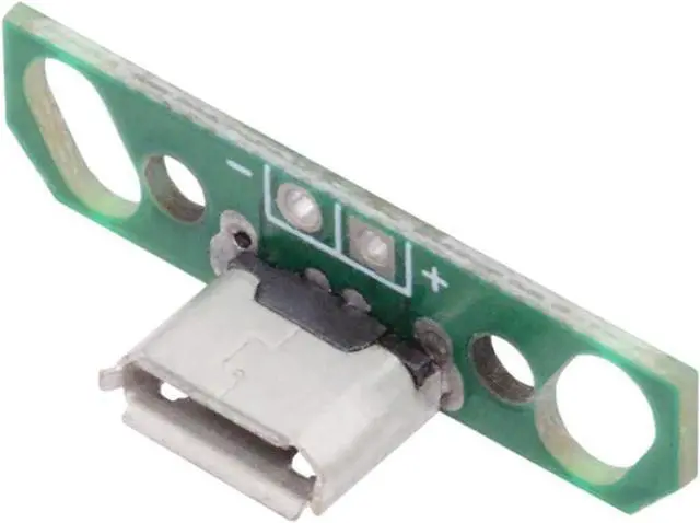 Alt view image 5 of 7 - 5 Pack USB 2.0 DIY Connector,Micro USB 2Pin Female Socket Port Repair Replacement Solder Adapter with Flange