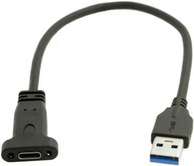 Alt view image 6 of 7 - USB-C USB 3.1 Type C Female to USB 3.0 A Male Data Cable for Mac Tablet Phone