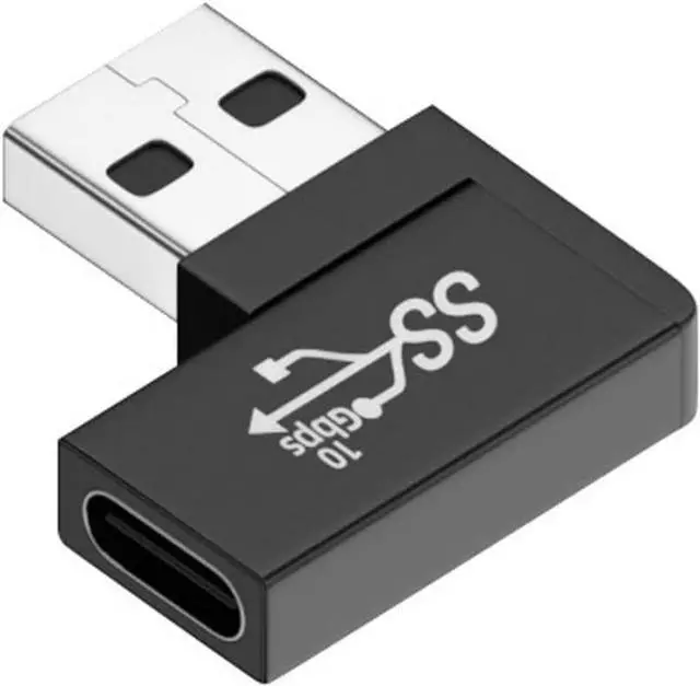 Main image of USB C to USB 3.0 Connector Flat 90 Degree Right Angled Data Adapter