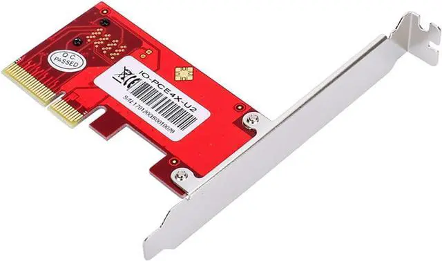 Alt view image 6 of 6 - PCIe 3.0 x4 to U.2 (SFF-8643) NVMe Adapter Card  Internal PCI Express to U.2 Converter for 2.5" NVMe SSDs (SFF-8639), Supports 750 and Other U.2 Drives, 32Gbps Bandwidth