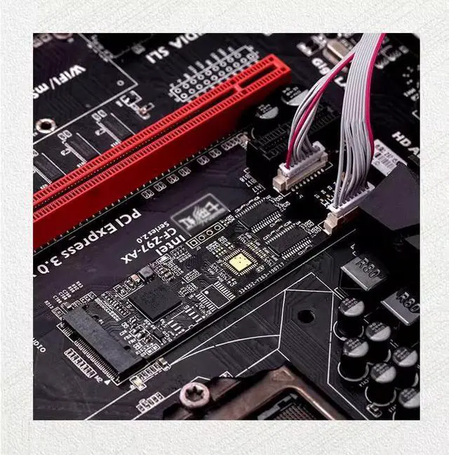 Alt view image 7 of 7 - M.2 (Key M/B) to Dual RS232 Serial Port Adapter Card  2-Port COM DB9 Expansion Card, PCIe 2.0 Gen1 x1 Interface, Industrial-Grade Converter Compatible with Terminal & Embedded Systems