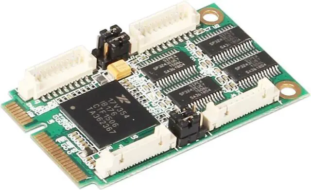 Alt view image 7 of 7 - Mini PCIe to 4-Port RS232 Serial Card, Industrial-Grade DB9 COM Expansion Adapter  Mini PCI Express to RS-232 Converter, -40°C~+85°C Working Temperature