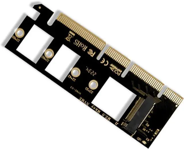 Main image of PCIe to M.2 NVMe SSD Adapter Card, PCI Express 4.0 X1/X4/X8/X16 Expansion Converter  Supports 2230/2242/2260/2280 M.2 NVMe Drives, Compatible with Windows, Linux, macOS (PCIE x16 to M.2)