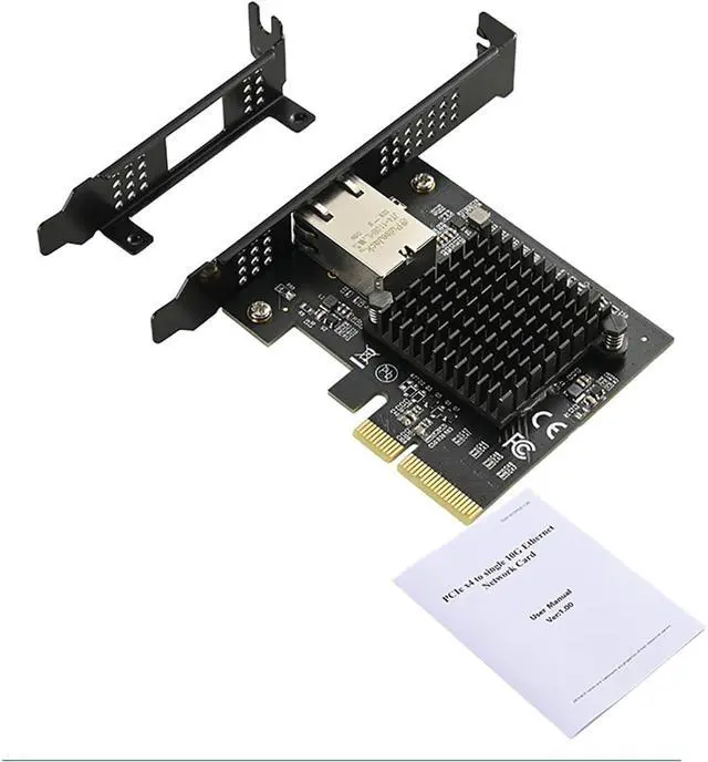 Alt view image 7 of 7 - PCIe x4 10G Network Card IO-PCE113-GLAN, AQC113 Chip 10G/5G/2.5G/1G RJ45 Ethernet Adapter, Compatible with Desktop PC, Server, NAS, and Soft Router Systems (Compatible with Apple System)