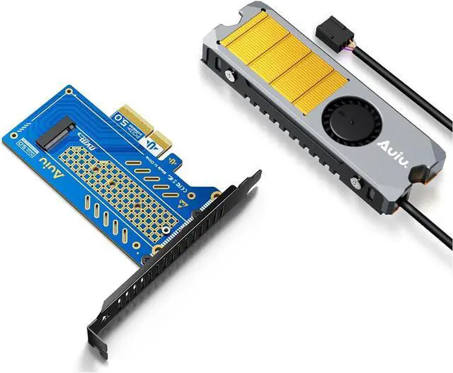 Main image of PCIE to M.2 NVMe B+M Key Expansion Card High Speed Support NVMe 2230 2240 2260 2280 SSD Support PCIe X4 X8 X16 (PCIe5.0 x4 Card Set8)