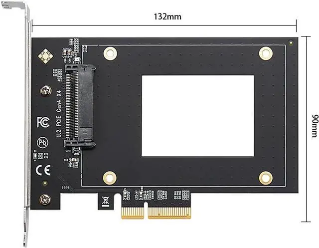 Alt view image 7 of 7 - IO-PCE8639A-U2 PCIe 4.0 x4 to U.2 (SFF-8639) Expansion Card  7000MB/s High-Speed Adapter for 2.5" NVMe SSD, No Power Cable Required, Supports Servers & Workstations