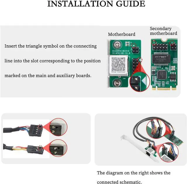 Alt view image 5 of 7 - IO-M2F225-GLAN 2.5G Single-Port Ethernet Net Work Card  I225 Chipset, M.2 B+M Key to RJ45 Adapter, for Desktop Gaming & Workstation Use