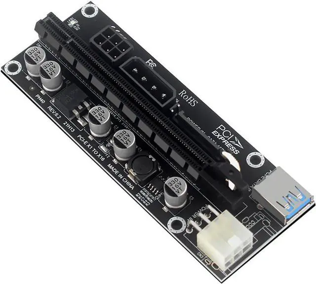 Main image of PH40 Desktop PCIe x1 to x16 Riser Card External GPU Extension Adapter USB 3.1 High-Speed Data Transfer (Full Interface)