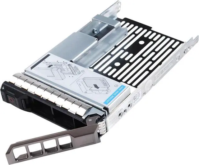 Alt view image 3 of 5 - Heretom 3.5" Drive Tray Caddy with 2.5" HDD Adapter Compatible with D-ELL PowerEdge Servers R430 T430 R530 T630 R730 R930 R420 T420 R520 T620 R720 R410 R415 T410 5510 R515 T610 R710 T710, 4 Pack - OEM