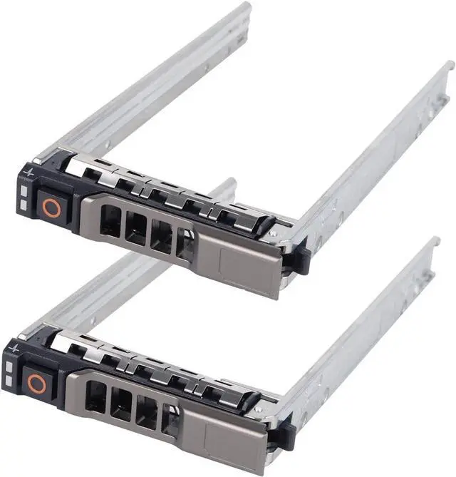 Main image of Hard Drive Tray Caddy 2.5 SSD Bracket G176J Hard Drive Bracket Compatible with D-ELL PowerEdge R410 R610 R710 R620 R720 T320 T420 R630 R730 T440 T640, 2 Pack - OEM