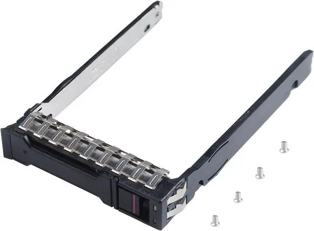 Main image of SSD Mounting Bracket 2.5" Hard Drive Caddy P22892 P22892-001 Compatible for H-P Proliant DL325 DL385 Gen10/G10 Plus v2 Server, HDD Holder with 4 Mount Screws - OEM