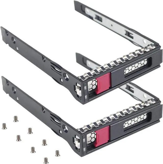 Main image of Hard Drive Bracket 774026-001 797520-001 797519-001 SSD Bracket 3.5 Hard Drive Tray Caddy Compatible with H-P ProLiant ML110 ML350 DL325 ML30 DL20 G10 Gen10 H-P Apollo 4510 4200 G9 Gen9, 2 Pack - OEM