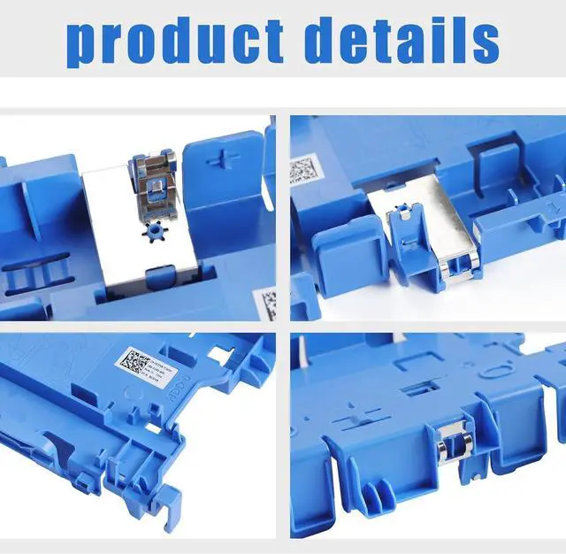 Alt view image 2 of 4 - Hard Drive Bracket Dual 2.5" SSD Caddy 0G3FV8 Hard Drive Tray Compatible with D-ELL Optiplex 3080 3090 5080 7080 7090 SFF Precision 3450 - OEM