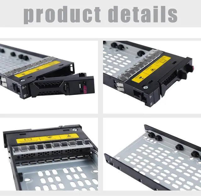 Alt view image 2 of 6 - Hard Drive Tray Caddy 2.5" SFF SAS/SATA SSD Bracket P14405-001 Hard Drive Bracket Compatible for H-PE MSA M2 1060 2060 M2 - OEM
