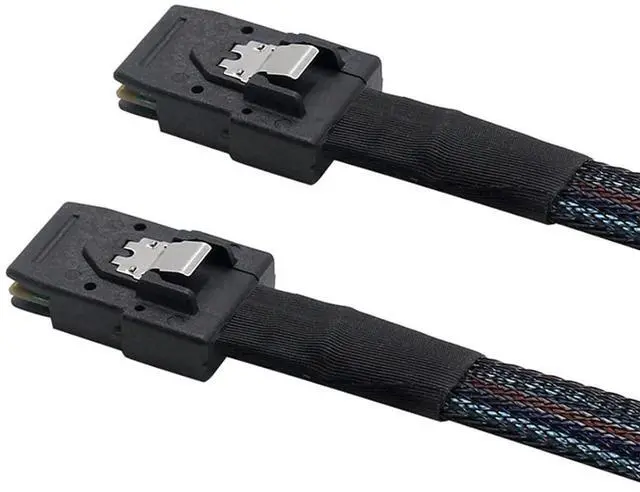Main image of Heretom Internal Mini SAS HD Cable, Mini SAS SFF-8087 to SFF-8087 Cable, 6 Gbps, 1M/3.3FT - OEM