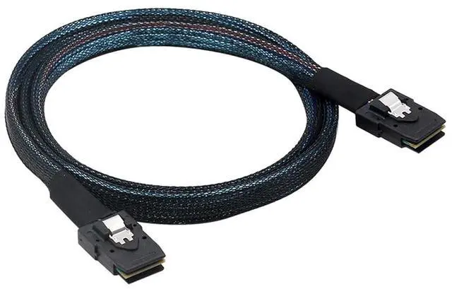 Alt view image 4 of 4 - Heretom Internal Mini SAS HD Cable, Mini SAS SFF-8087 to SFF-8087 Cable, 6 Gbps, 1M/3.3FT - OEM