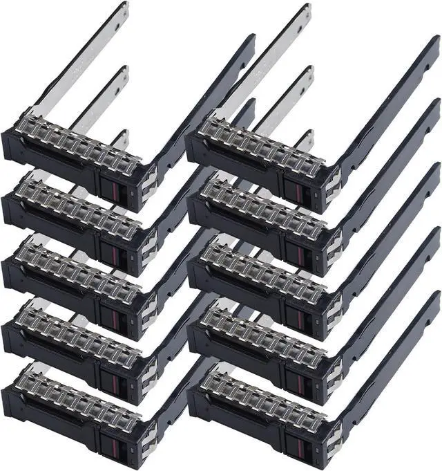 Main image of 10 Pack Hard Drive Tray Caddy 2.5 SSD Bracket P22892 P22892-002 Hard Drive Tray Compatible for H-P G10 Gen10 Plus V2 G11 Server DL20 DL360 DL365 DL380 DL385 DL325 - OEM