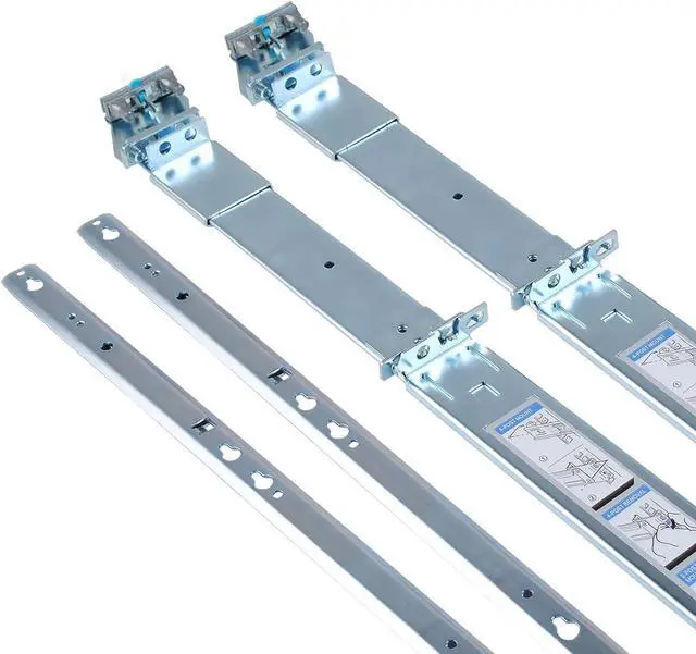 Alt view image 5 of 7 - 2U Static Rails Kit H872R 0H872R Compatible with D-ELL PowerEdge R510 R515 R520 R720 R720XD R820 R730 R730xd R830 R540 R540XD R740 R740XD R7415 R7425 PowerVault DL22000 - OEM