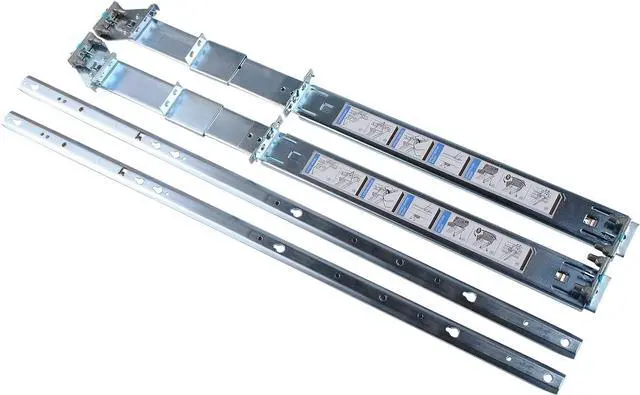 Alt view image 7 of 7 - 2U Static Rails Kit H872R 0H872R Compatible with D-ELL PowerEdge R510 R515 R520 R720 R720XD R820 R730 R730xd R830 R540 R540XD R740 R740XD R7415 R7425 PowerVault DL22000 - OEM