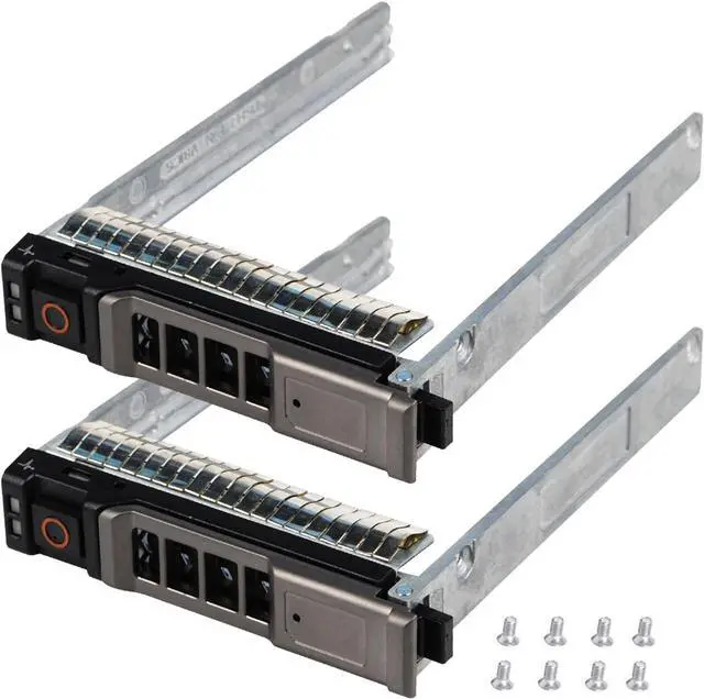 Main image of Hard Drive Bracket 0NRX7Y NRX7Y SSD Bracket 2.5 Hard Drive Tray Compatible with D-ELL PowerEdge M610 M810 M510 M420 M520 M620 M820 M630 M830 VRTX Server, 2 Pack - OEM