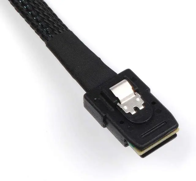 Alt view image 4 of 5 - Reversed Cable Mini SAS 36Pin SFF-8087 Male to 4 SATA 7Pin Female Cable, Mini SAS (Target) to 4 SATA (Host) Cable - OEM