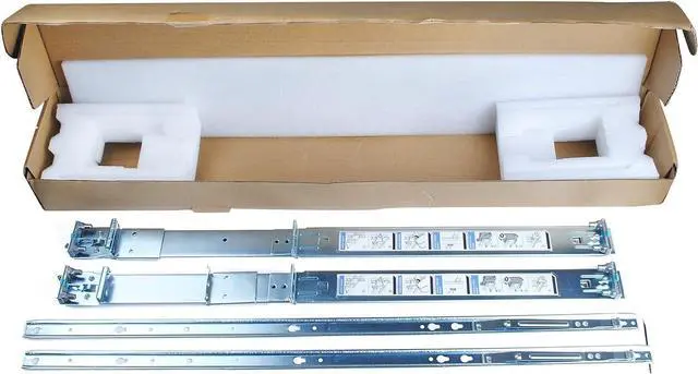 Main image of 1U Static Ready Rails Kit 053D7M 53D7M Compatible with D-ELL PowerEdge R320 R420 R620 R330 R430 R630 R440 R640