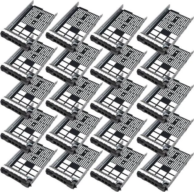 Main image of 20 Pack Hard Drive Bracket KG1CH 0KG1CH F238F 0F238F SSD Caddy 3.5 Hard Drive Tray Caddy Compatible for D-ELL Poweredge Series 11/12/13/14 Generation T340 T440 T640 R430 R530 R730 T630 R420 R520 R720 - OEM