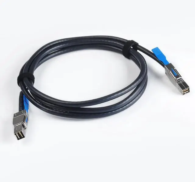 Alt view image 5 of 6 - Heretom 2PCS 12G External Mini SAS HD SFF-8644 to SFF-8644 Cable, 2-m(6.6ft) - OEM